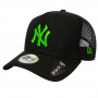New York Yankees New Era Trucker Diamond Era Green Logo kačket