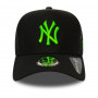 New York Yankees New Era Trucker Diamond Era Green Logo Cappellino