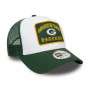 Green Bay Packers New Era 9FORTY A-Frame Trucker Graphic Patch kačket