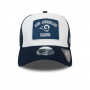 Los Angeles Rams New Era 9FORTY A-Frame Trucker Graphic Patch Mütze