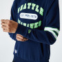 Seattle Seahawks New Era Wordmark Graphic pulover s kapuco 