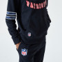 New England Patriots New Era Wordmark Graphic maglione con cappuccio