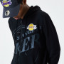 Los Angeles Lakers New Era Big Logo Black felpa con cappuccio
