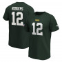Aaron Rodgers 12 Green Bay Packers Iconic Name & Number Graphic T-Shirt 