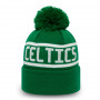 Boston Celtics New Era Team Jake Bobble Cuff cappello invernale