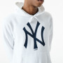 New York Yankees New Era Infill Logo maglione con cappuccio