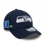 Seattle Seahawks New Era 9FORTY NFL 2020 Sideline Home Stretch Snap Cappellino