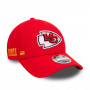 Kansas City Chiefs New Era 9FORTY NFL 2020 Sideline Home Stretch Snap Cappellino