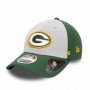Green Bay Packers New Era 9FORTY NFL 2020 Sideline Home Stretch Snap kapa