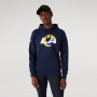 Los Angeles Rams New Era Team Logo PO maglione con cappuccio
