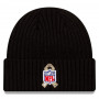 New England Patriots New Era NFL 2020 Official Salute to Service Black cappello invernale