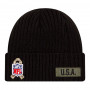 NFL Logo New Era NFL 2020 Official Salute to Service Black cappello invernale