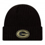 Green Bay Packers New Era NFL 2020 Official Salute to Service Black cappello invernale