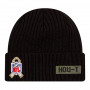 Houston Texans New Era NFL 2020 Official Salute to Service Black cappello invernale