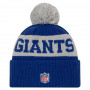 New York Giants New Era NFL 2020 Official Sideline Cold Weather Sport Knit cappello invernale