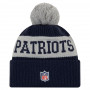 New England Patriots New Era NFL 2020 Official Sideline Cold Weather Sport Knit cappello invernale