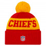 Kansas City Chiefs New Era NFL 2020 Official Sideline Cold Weather Sport Knit zimska kapa