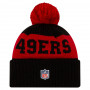 San Francisco 49ers New Era NFL 2020 Official Sideline Cold Weather Sport Knit Wintermütze