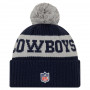 Dallas Cowboys New Era NFL 2020 Official Sideline Cold Weather Sport Knit Wintermütze