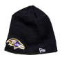 Baltimore Ravens New Era NFL 2020 Sideline Cold Weather Tech Knit cappello invernale
