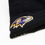 Baltimore Ravens New Era NFL 2020 Sideline Cold Weather Tech Knit Wintermütze