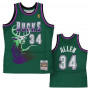 Ray Allen 34 Milwaukee Bucks 1996-97 Mitchell & Ness Swingman Trikot