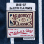 Hakeem Olajuwon 34 Houston Rocket 1996-97  Mitchell & Ness Swingman Road dres 