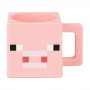 Minecraft Jinx Pig Face Plastik Tasse