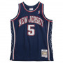 Jason Kidd 5 New Jersey Nets 2006-07 Mitchell & Ness Swingman Trikot
