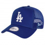 Los Angeles Dodgers New Era Tonal Mesh Trucker A-Frame Blue kapa