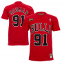 Dennis Rodman 91 Chicago Bulls Mitchell & Ness HWC T-Shirt