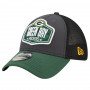 Green Bay Packers New Era 39THIRTY Trucker 2021 NFL Official Draft cappellino