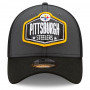 Pittsburgh Steelers New Era 39THIRTY Trucker 2021 NFL Official Draft cappellino