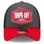 Tampa Bay Buccaneers New Era 39THIRTY Trucker 2021 NFL Official Draft cappellino