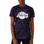 Los Angeles Lakers New Era Oil Slick Print T-Shirt