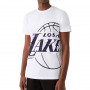Los Angeles Lakers New Era Oil Slick Infill Logo T-Shirt