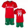Portugal UEFA Euro 2020 Poly Kinder Training Trikot Komplet Set (Druck nach Wahl +15€)