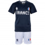 Frankreich UEFA Euro 2020 Poly Kinder Training Trikot Komplet Set