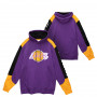 Los Angeles Lakers Mitchell & Ness Fusion pulover s kapuco