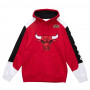 Chicago Bulls Mitchell & Ness Fusion pulover sa kapuljačom