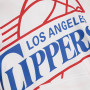 Los Angeles Clippers Mitchell & Ness Big Face 2.0 Substantial pulover sa kapuljačom