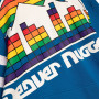Denver Nuggets Mitchell & Ness Big Face 2.0 Substantial pulover sa kapuljačom