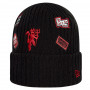 Manchester United New Era Waffle Cuff Multiple Patches cappello invernale