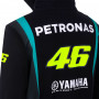 Valentino Rossi VR46 Petronas SRT Yamaha felpa con cappuccio
