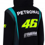 Valentino Rossi VR46 Petronas SRT Yamaha felpa con cappuccio da donna
