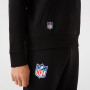 New England Patriots New Era Outline Logo Graphite maglione con cappuccio