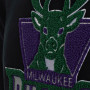 Milwaukee Bucks Mitchell & Ness Chenille Logo maglione con cappuccio