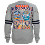 Denver Broncos Mitchell & Ness All Over Print Crew Pullover 
