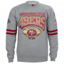 San Francisco 49ers Mitchell & Ness All Over Print Crew pulover
