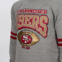 San Francisco 49ers Mitchell & Ness All Over Print Crew pulover